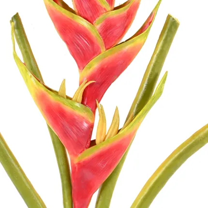 HELICONIA artificiel 80 cm - détails fleurs