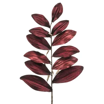 branche de SCEAU DE SALOMON artificielle 75 cm burgundy