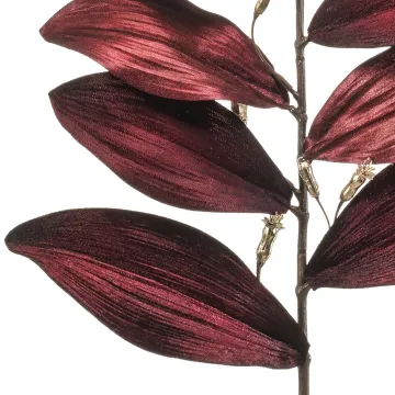 branche de SCEAU DE SALOMON artificielle 75 cm burgundy - feuilles
