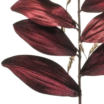 branche de SCEAU DE SALOMON artificielle 75 cm burgundy - feuilles