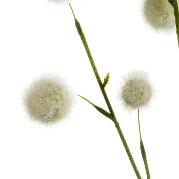 TIGE DE POMPONS artificielle 80 cm - détails pompom