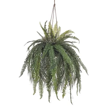 suspension fougère artificielle 90 cm
