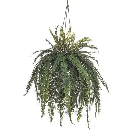 suspension fougère artificielle 90 cm