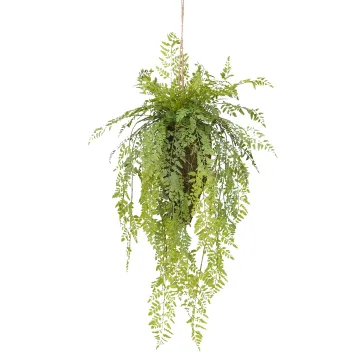 Suspension fougère artificielle 100 cm