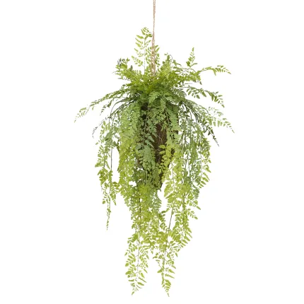 Suspension fougère artificielle 100 cm