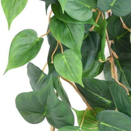 POTHOS chute artificiel 90 cm - détails feuilles