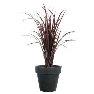 graminée CITRONNELLE des Antilles artificielle 90 cm en pot décoratif