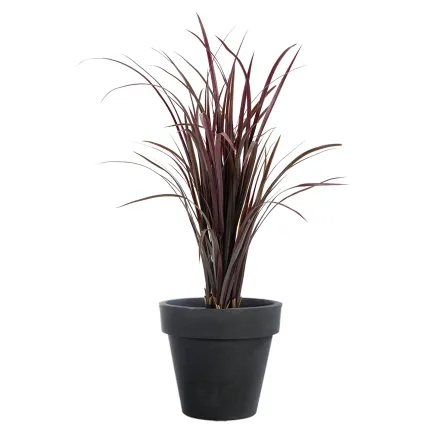 graminée CITRONNELLE des Antilles artificielle 90 cm en pot décoratif