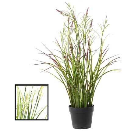 ACORE GRAMINEE artificielle ou Acorus fleuri 45 cm - 2 couleurs