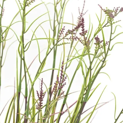 ACORE GRAMINEE artificielle ou Acorus fleuri 70 cm vert/violet - pointe