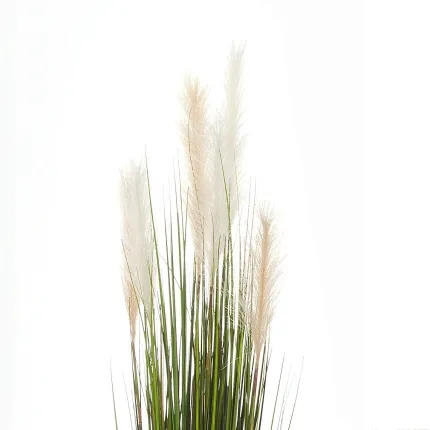 GRANDES HERBES artificielles plumeau blanc 120 cm - plumeau