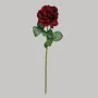 ROSE artificielle pourpre 70 cm - en tige