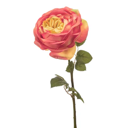 ROSE artificielle 66 cm - avec sa tige