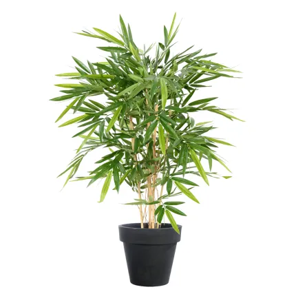 BAMBOU artificiel NEW 120 cm dans un pot de présentation