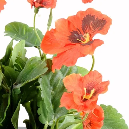 PENSEE artificielle orange 27 cm - détails