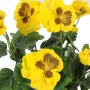 PENSEE artificielle jaune 27 cm - fleurs détails