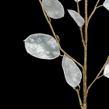 BRANCHE MONNAIE DU PAPE artificielle blanc nacré 105 cm - graine