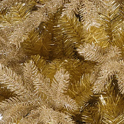 SAPIN artificiel or 180 cm - épines dorées