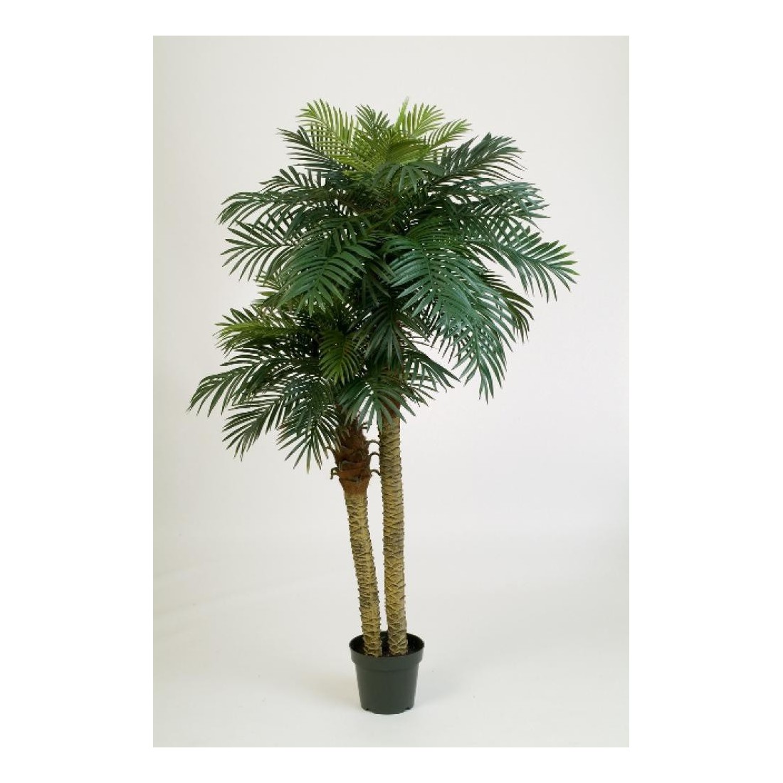 Plante Artificielle Grand Palmier d'Intérieur 3 Troncs - 180cm 