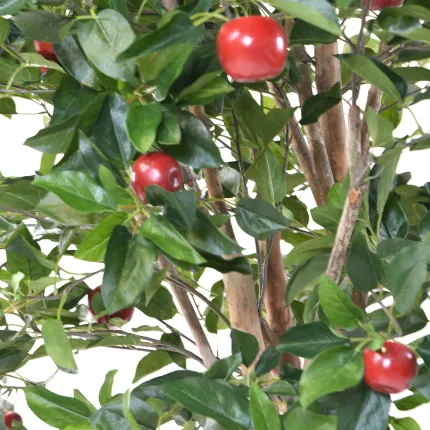 POMMIER artificiel large 250 cm en pot - feuillage