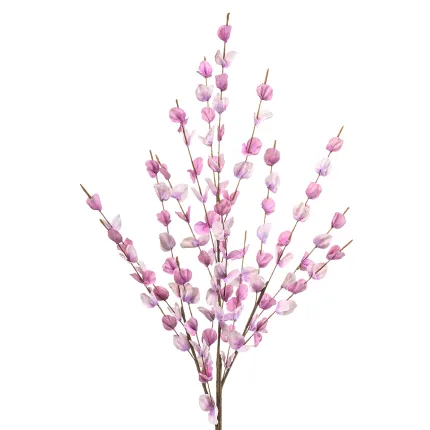 lanterne artificielle rose 75 cm