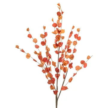 lanterne artificielle orange 75 cm