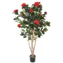 CAMELIA artificiel JAPONICA double 160 cm rouge