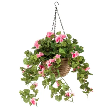 Géranium en pot à suspendre 75 cm