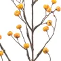 branche de BAIES de fusain ( Euonymus ) 68 cm jaune - baies