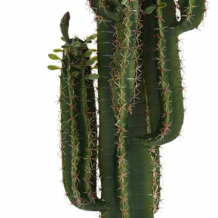 CACTUS artificiel finger 150 cm avec feuilles - épines et feuilles détails