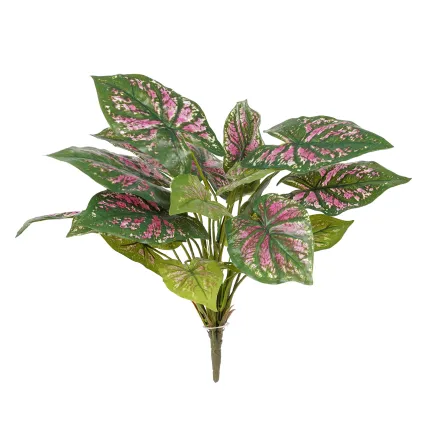 CALADIUM artificiel 40 cm - de face