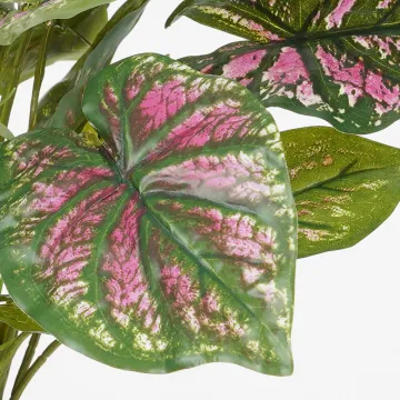 CALADIUM artificiel 40 cm - feuille