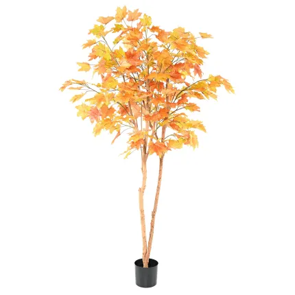 PLATANE artificiel 240 cm automne - de face