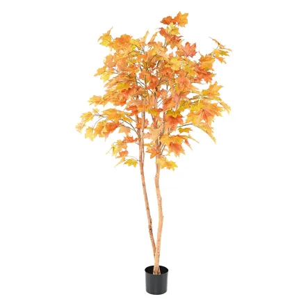PLATANE artificiel 240 cm automne - de dos