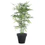 BAMBOU artificiel NEW cannes vertes 150 cm en pot