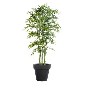 BAMBOU artificiel NEW cannes vertes  180 et 210 cm en pot