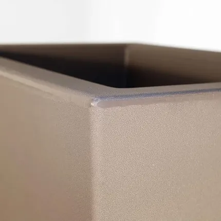 Jardinière Strevi cube haute capuccino 70 cm Largeur  100 cm - détails