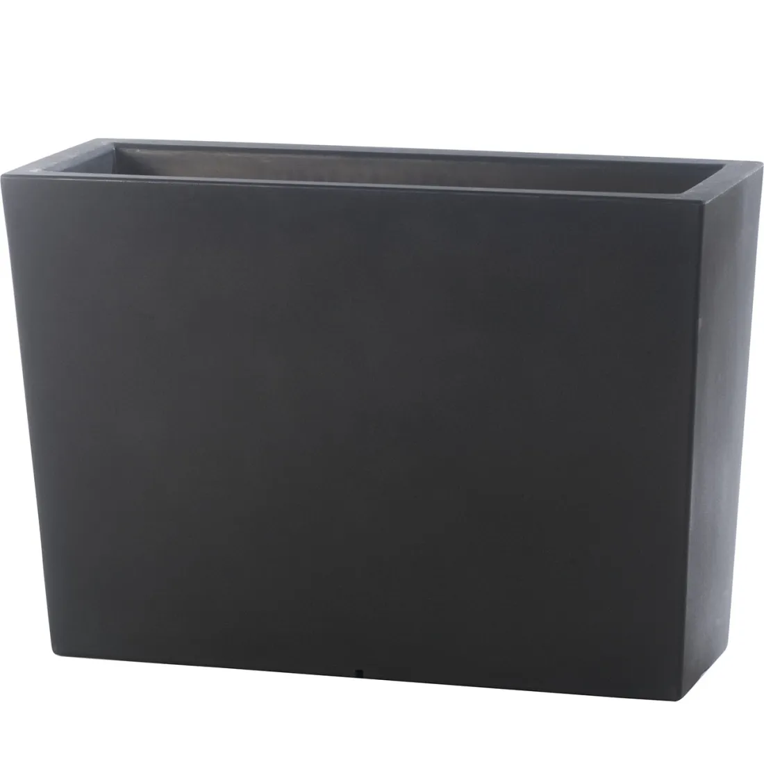 Jardinière Strevi cube haute gris anthracite 70 cm Largeur  100 cm