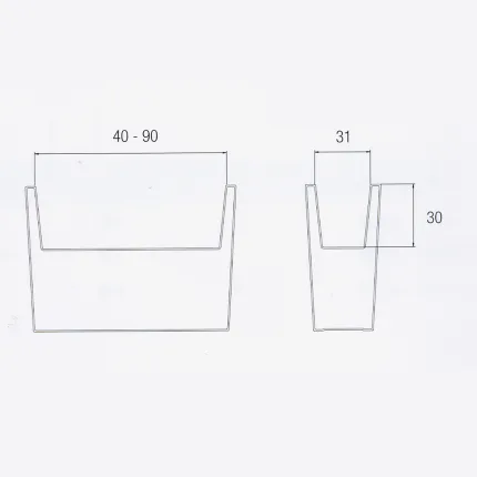 Jardinière Strevi cube haute 70 cm Largeur  100 cm - dimension intérieur