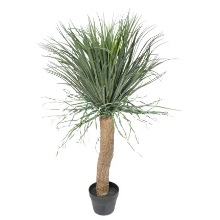 BEAUCARNEA recurvata artificiel 115 cm