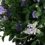 Saponaire artificielle violette en fleur 40 cm en pot - fleurs détails