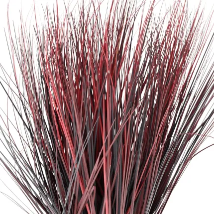 onion grass artificiel 60 à 90 cm rouge 2 tons - partie centrale