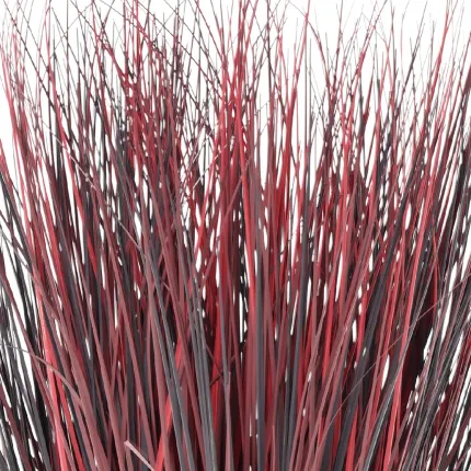 onion grass artificiel 60 à 90 cm rouge et pourpre - détail