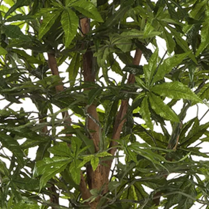 ERABLE artificiel vert 150 à 210 cm - feuille détails