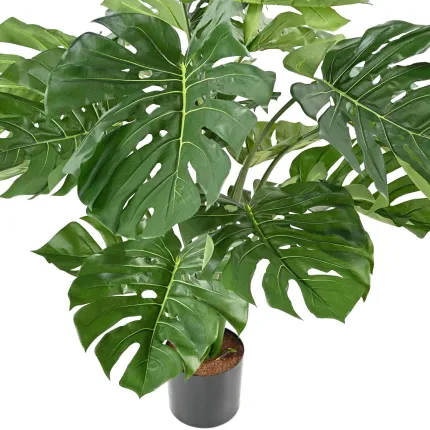 feuilles PHILODENDRON GEANT artificiel 110 cm - vu par dessus