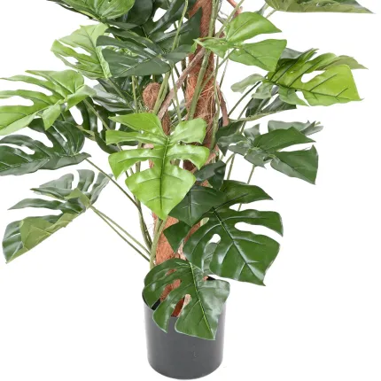 PHILODENDRON artificiel tuteur coco 100 cm - partie basse