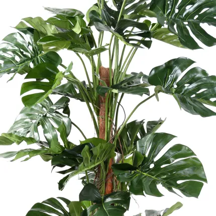 PHILODENDRON artificiel tuteur coco 160 cm vert  - feuillage