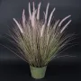 PENNISETUM artificiel en pot zinc  100 cm