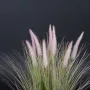 PENNISETUM artificiel en pot zinc  60 cm - détail plumeau