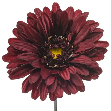 fleur GERBERA Géant artificiel burgundy 105 cm